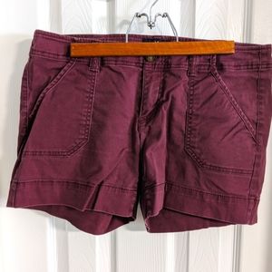 American Eagle Maroon Shorts